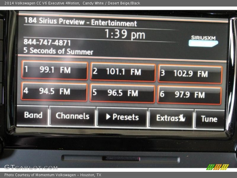 Candy White / Desert Beige/Black 2014 Volkswagen CC V6 Executive 4Motion