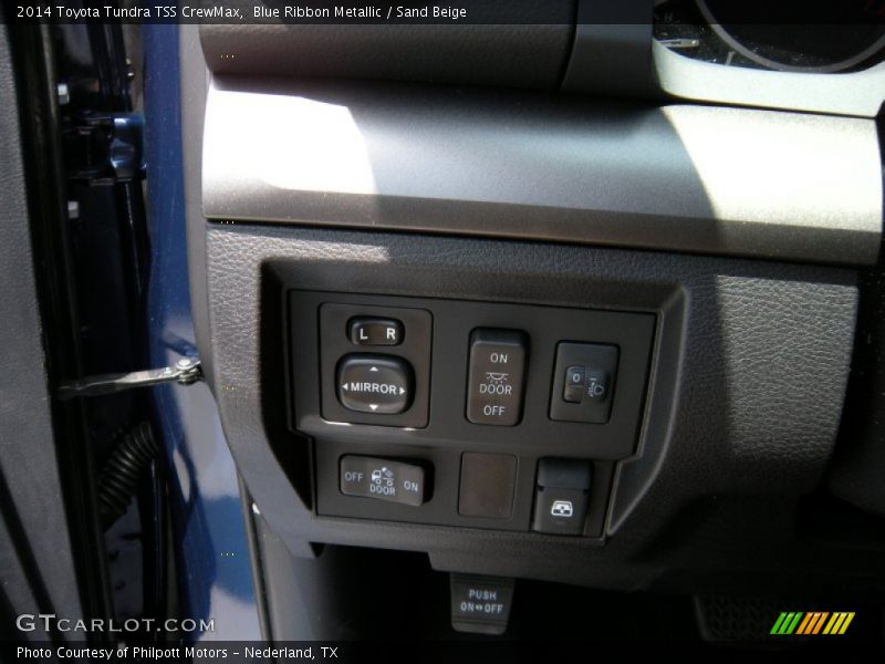Blue Ribbon Metallic / Sand Beige 2014 Toyota Tundra TSS CrewMax