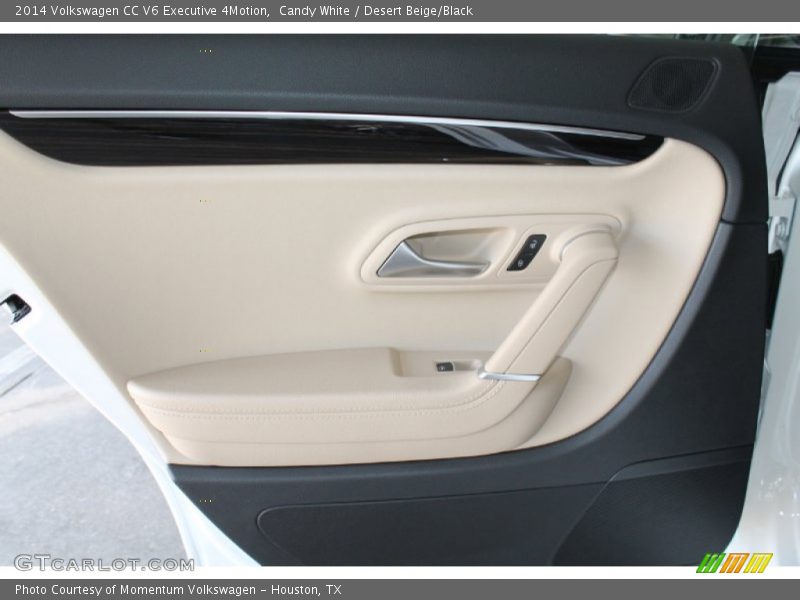 Candy White / Desert Beige/Black 2014 Volkswagen CC V6 Executive 4Motion