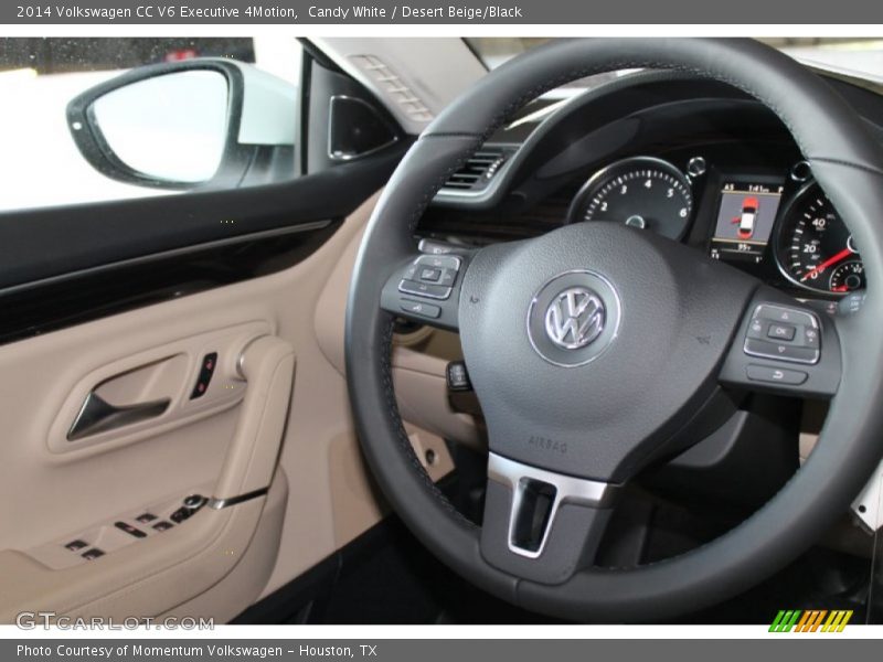 Candy White / Desert Beige/Black 2014 Volkswagen CC V6 Executive 4Motion