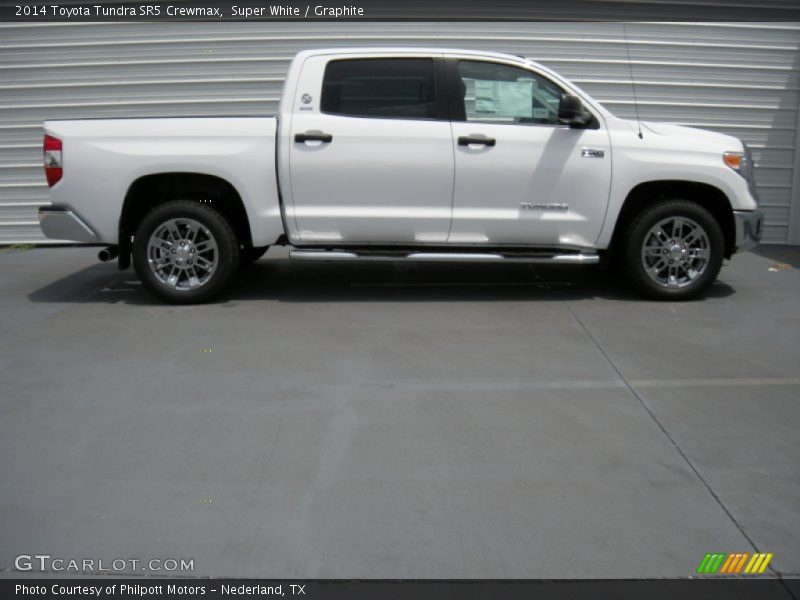 Super White / Graphite 2014 Toyota Tundra SR5 Crewmax