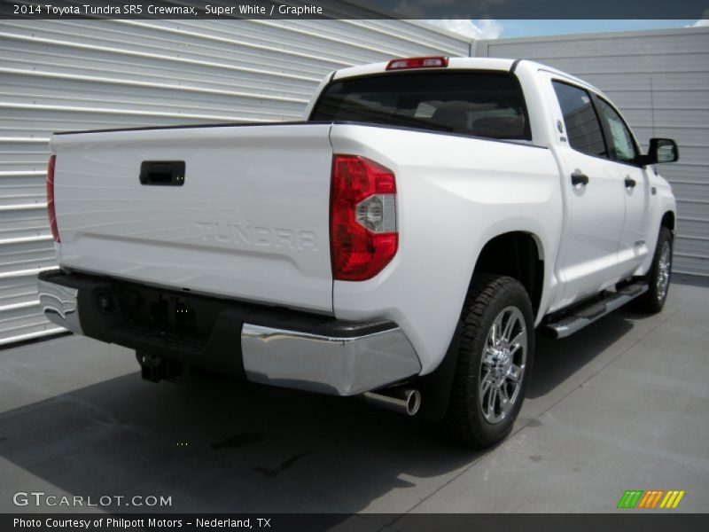 Super White / Graphite 2014 Toyota Tundra SR5 Crewmax