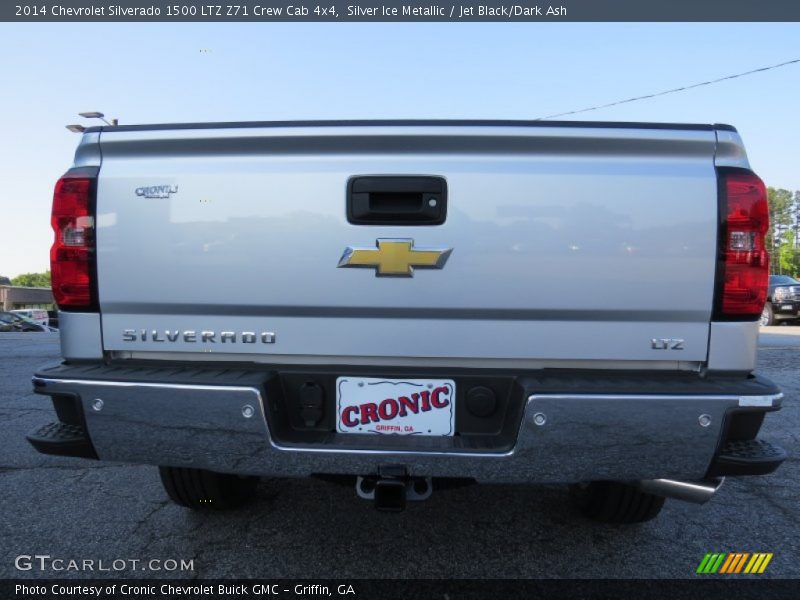 Silver Ice Metallic / Jet Black/Dark Ash 2014 Chevrolet Silverado 1500 LTZ Z71 Crew Cab 4x4