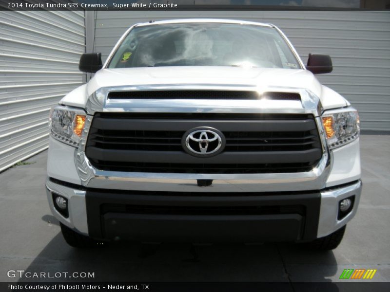 Super White / Graphite 2014 Toyota Tundra SR5 Crewmax