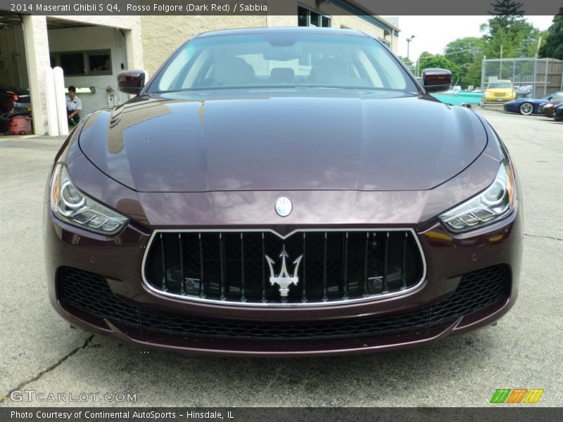 Rosso Folgore (Dark Red) / Sabbia 2014 Maserati Ghibli S Q4