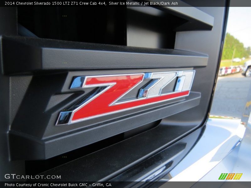 Silver Ice Metallic / Jet Black/Dark Ash 2014 Chevrolet Silverado 1500 LTZ Z71 Crew Cab 4x4