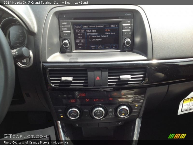 Stormy Blue Mica / Sand 2014 Mazda CX-5 Grand Touring