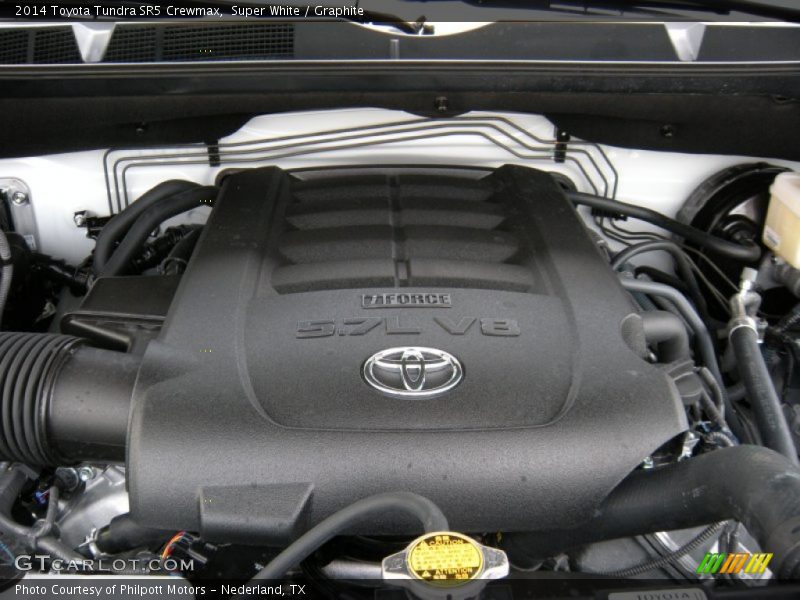 Super White / Graphite 2014 Toyota Tundra SR5 Crewmax