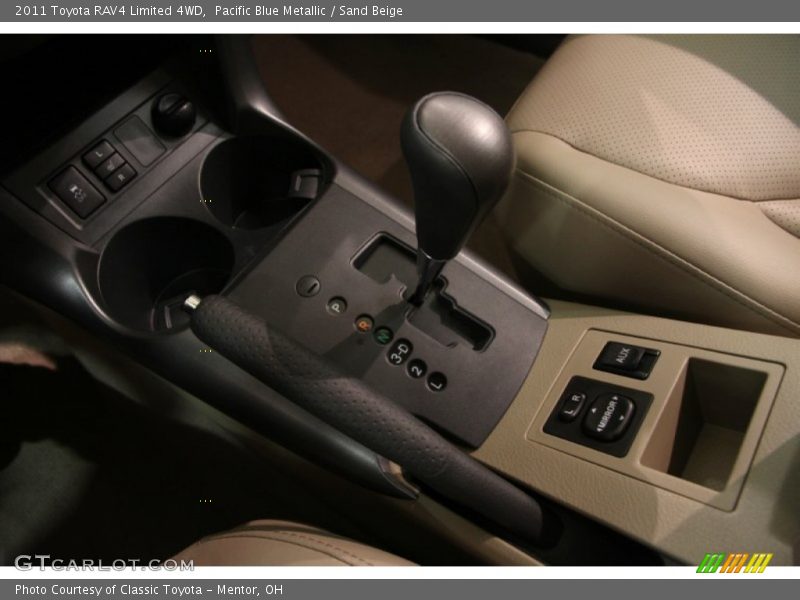 Pacific Blue Metallic / Sand Beige 2011 Toyota RAV4 Limited 4WD
