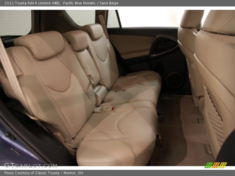 Pacific Blue Metallic / Sand Beige 2011 Toyota RAV4 Limited 4WD
