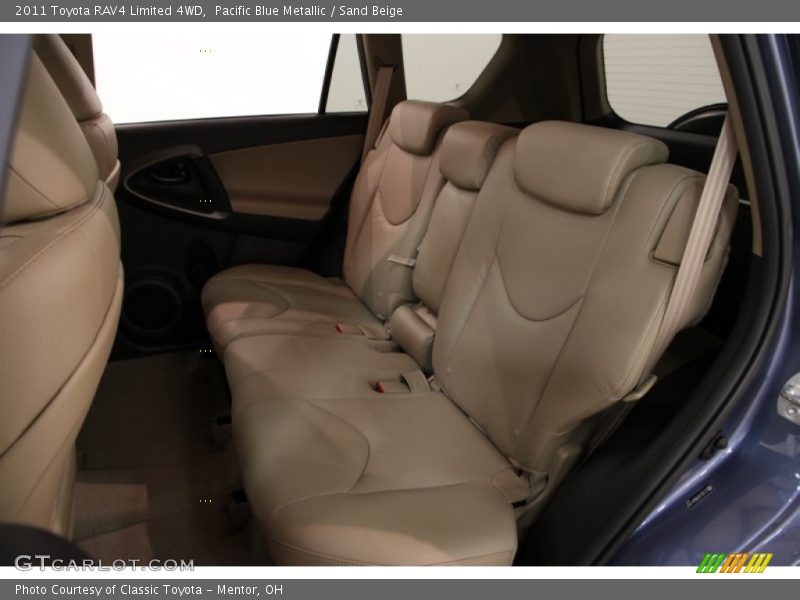 Pacific Blue Metallic / Sand Beige 2011 Toyota RAV4 Limited 4WD