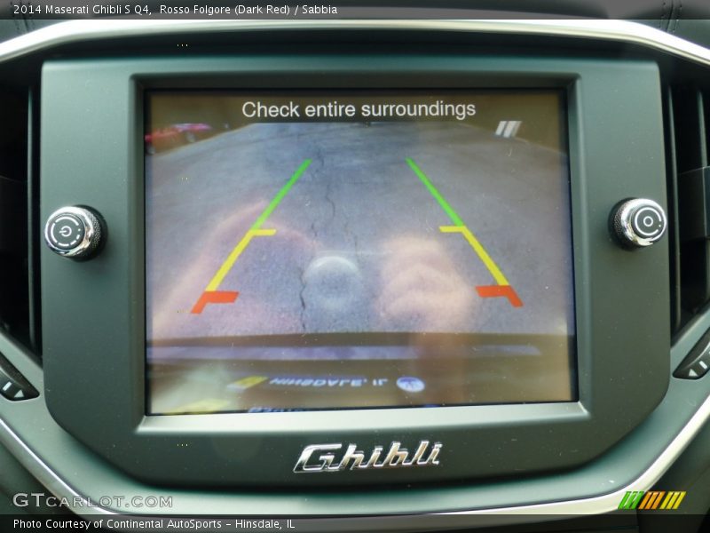 Rosso Folgore (Dark Red) / Sabbia 2014 Maserati Ghibli S Q4