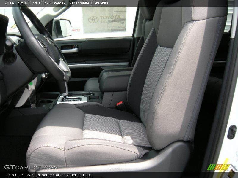 Super White / Graphite 2014 Toyota Tundra SR5 Crewmax