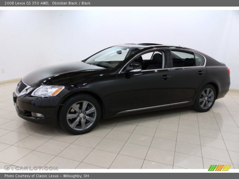 Obsidian Black / Black 2008 Lexus GS 350 AWD