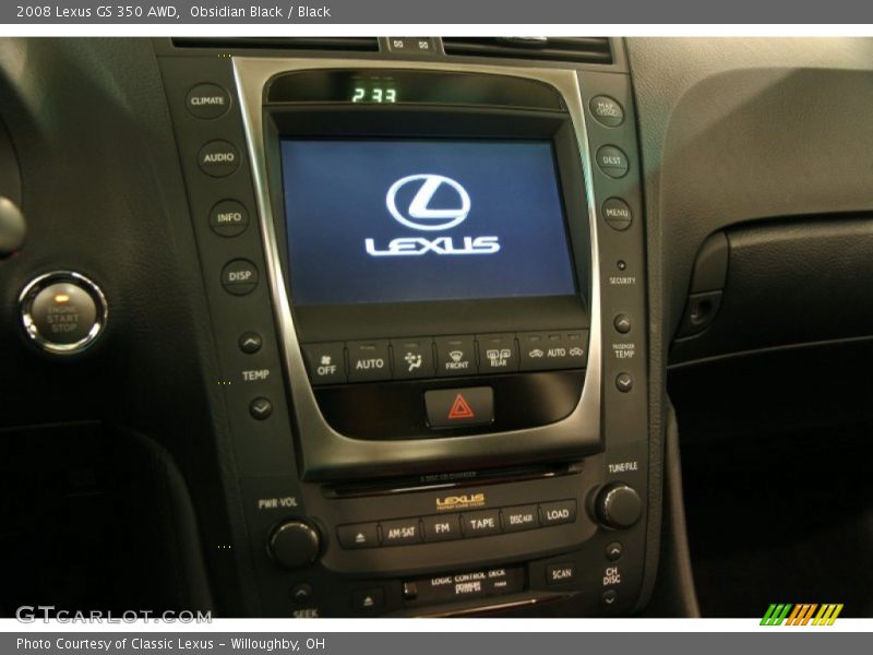 Obsidian Black / Black 2008 Lexus GS 350 AWD