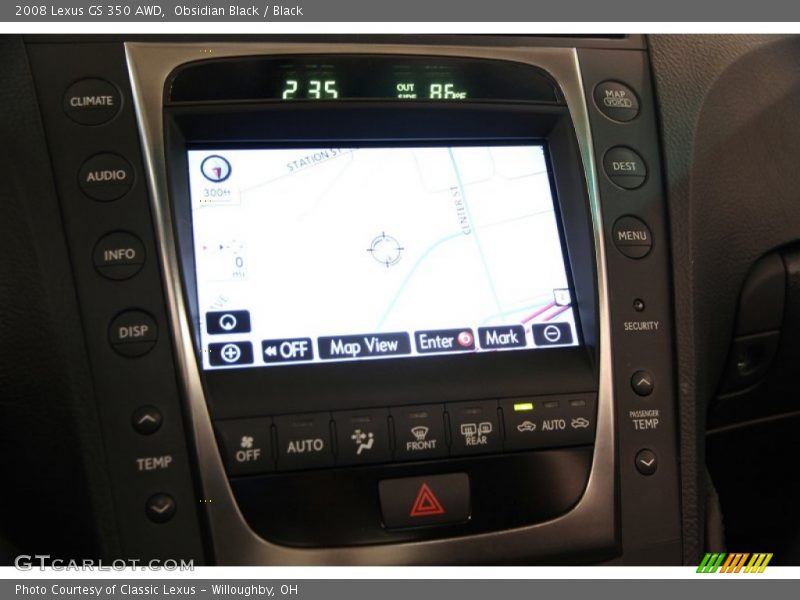 Obsidian Black / Black 2008 Lexus GS 350 AWD