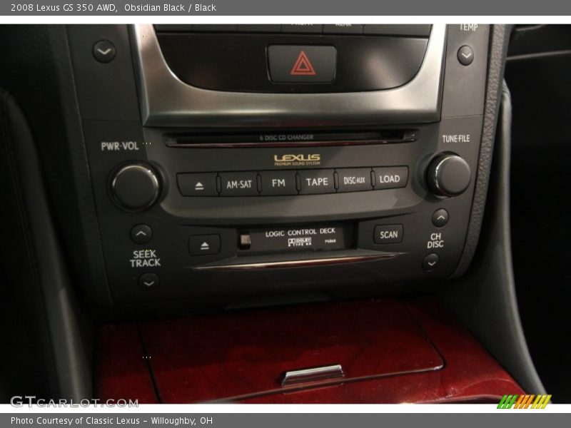 Obsidian Black / Black 2008 Lexus GS 350 AWD