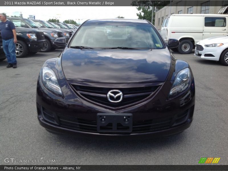 Black Cherry Metallic / Beige 2011 Mazda MAZDA6 i Sport Sedan