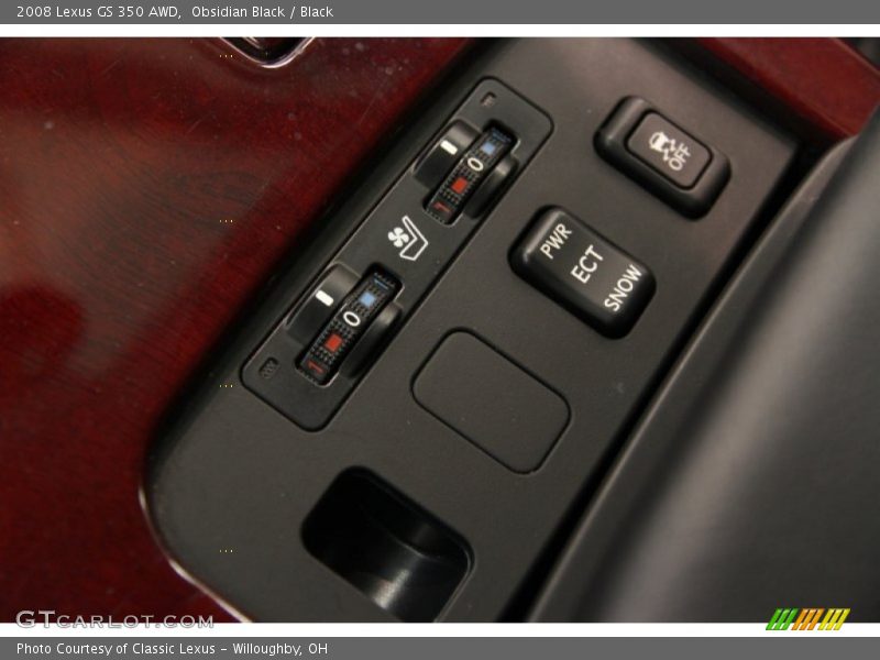Obsidian Black / Black 2008 Lexus GS 350 AWD