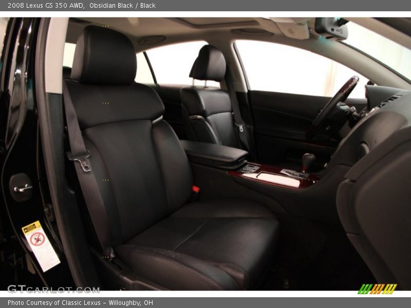 Obsidian Black / Black 2008 Lexus GS 350 AWD