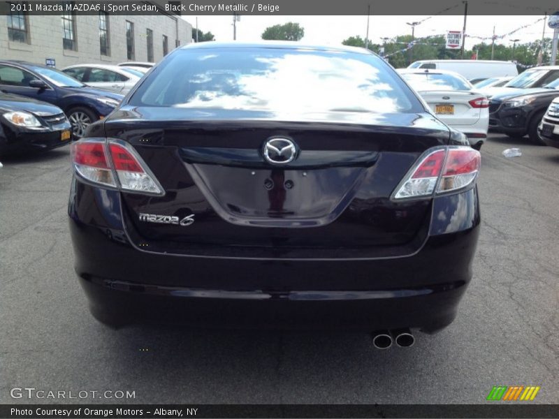 Black Cherry Metallic / Beige 2011 Mazda MAZDA6 i Sport Sedan