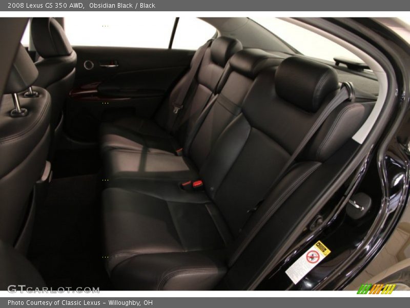 Obsidian Black / Black 2008 Lexus GS 350 AWD