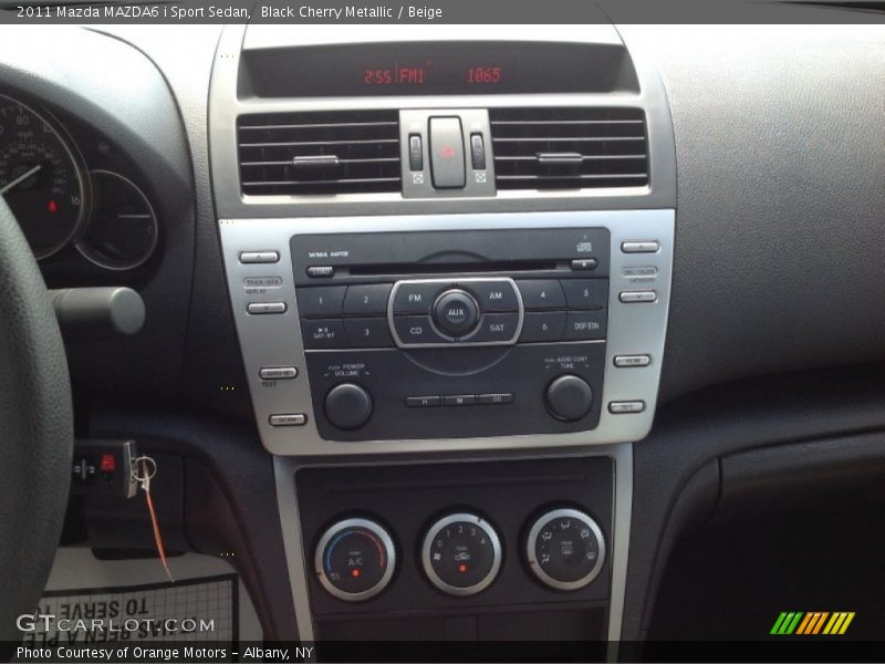 Black Cherry Metallic / Beige 2011 Mazda MAZDA6 i Sport Sedan