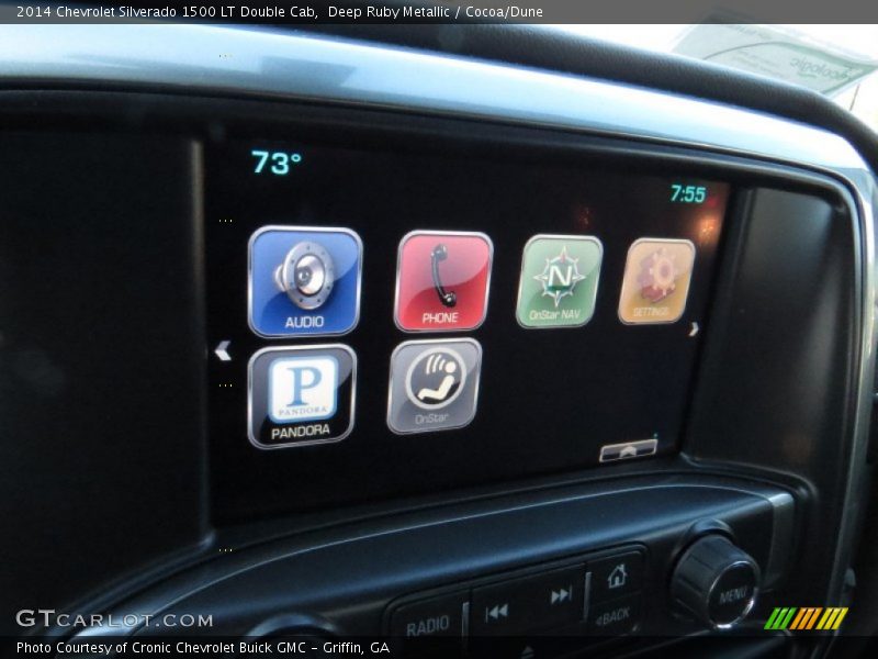 Deep Ruby Metallic / Cocoa/Dune 2014 Chevrolet Silverado 1500 LT Double Cab