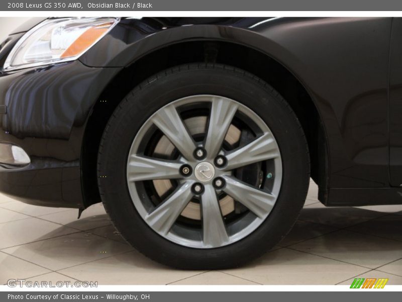 Obsidian Black / Black 2008 Lexus GS 350 AWD