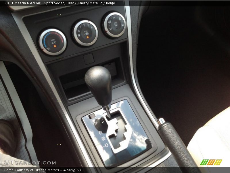 Black Cherry Metallic / Beige 2011 Mazda MAZDA6 i Sport Sedan