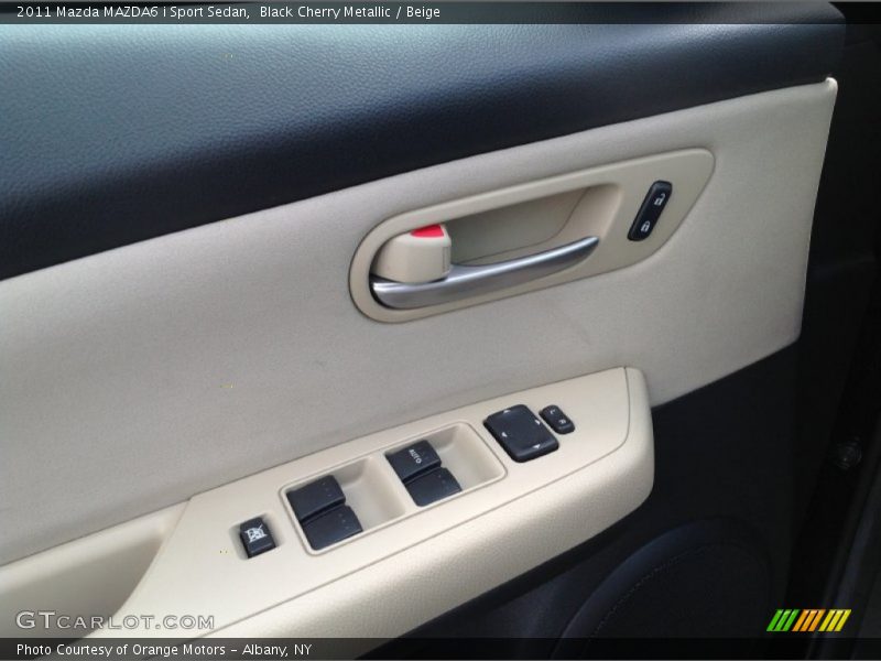 Black Cherry Metallic / Beige 2011 Mazda MAZDA6 i Sport Sedan