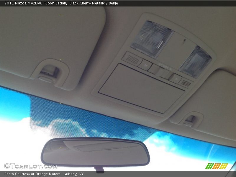 Black Cherry Metallic / Beige 2011 Mazda MAZDA6 i Sport Sedan