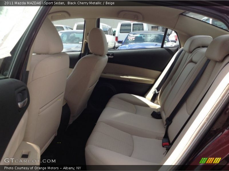 Black Cherry Metallic / Beige 2011 Mazda MAZDA6 i Sport Sedan