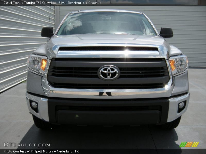 Silver Sky Metallic / Graphite 2014 Toyota Tundra TSS CrewMax