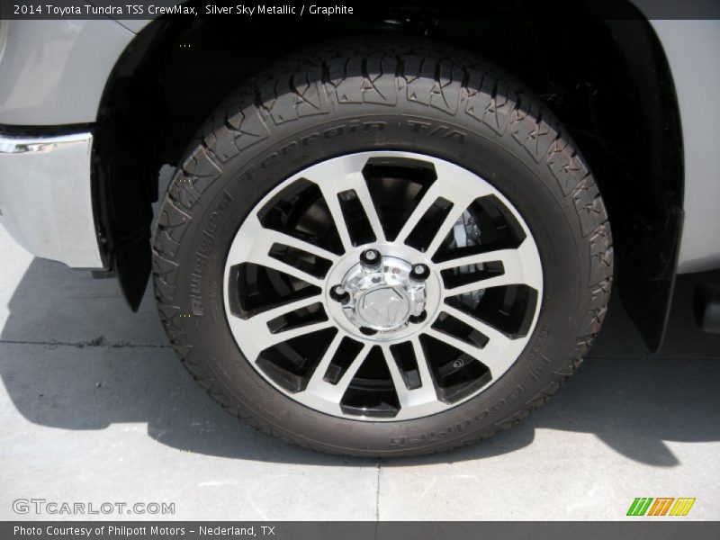 Silver Sky Metallic / Graphite 2014 Toyota Tundra TSS CrewMax