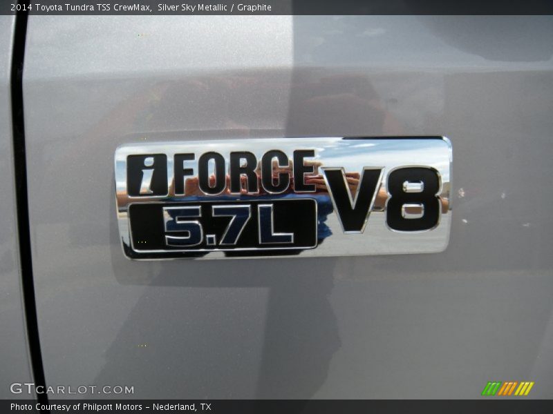 Silver Sky Metallic / Graphite 2014 Toyota Tundra TSS CrewMax