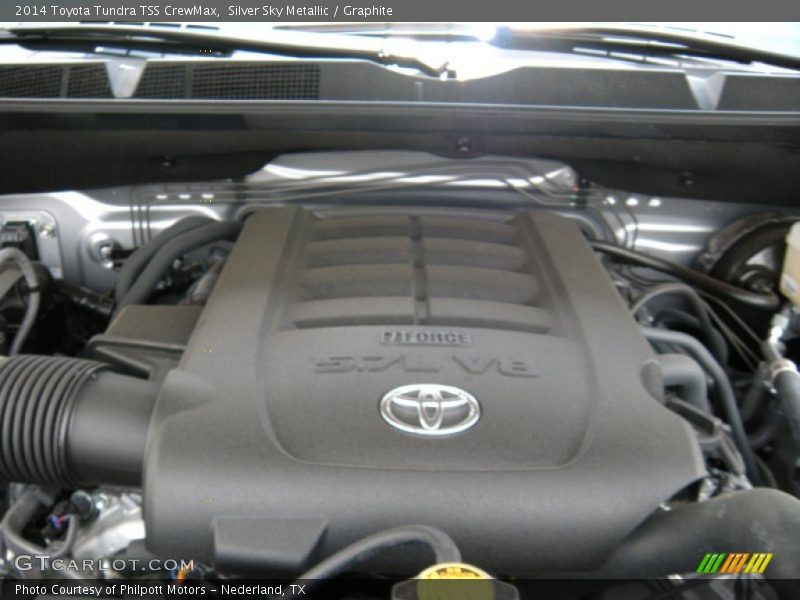 Silver Sky Metallic / Graphite 2014 Toyota Tundra TSS CrewMax