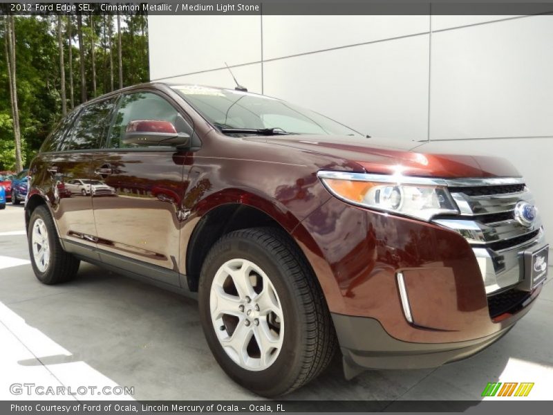 Cinnamon Metallic / Medium Light Stone 2012 Ford Edge SEL