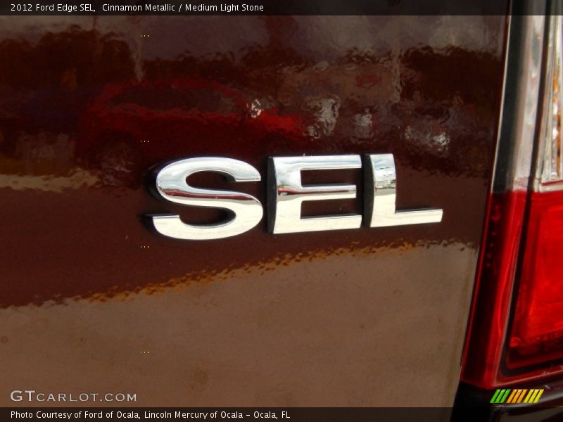 Cinnamon Metallic / Medium Light Stone 2012 Ford Edge SEL