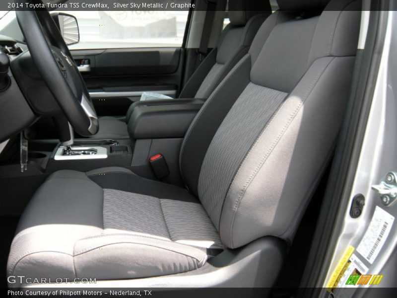 Silver Sky Metallic / Graphite 2014 Toyota Tundra TSS CrewMax