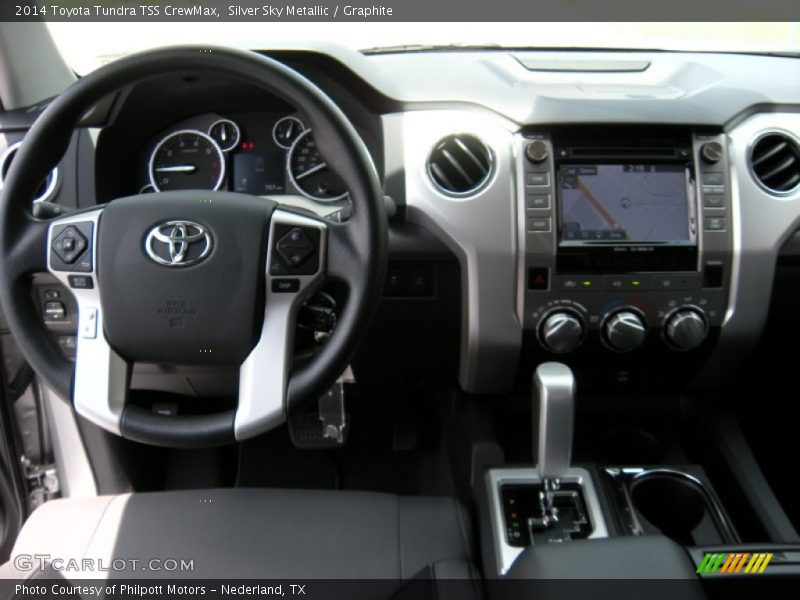 Silver Sky Metallic / Graphite 2014 Toyota Tundra TSS CrewMax