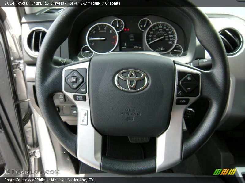 Silver Sky Metallic / Graphite 2014 Toyota Tundra TSS CrewMax