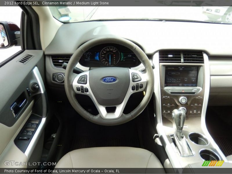 Cinnamon Metallic / Medium Light Stone 2012 Ford Edge SEL