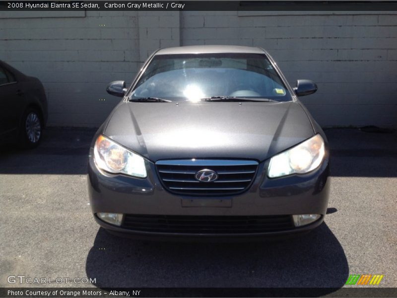 Carbon Gray Metallic / Gray 2008 Hyundai Elantra SE Sedan