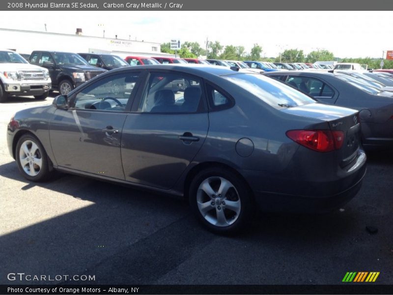 Carbon Gray Metallic / Gray 2008 Hyundai Elantra SE Sedan