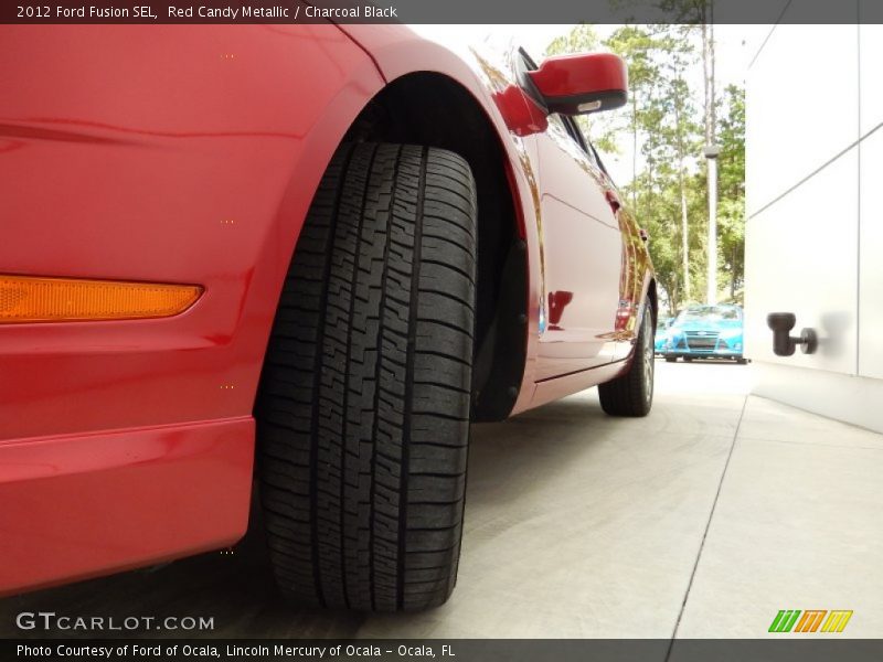 Red Candy Metallic / Charcoal Black 2012 Ford Fusion SEL