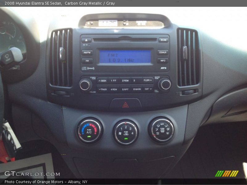 Carbon Gray Metallic / Gray 2008 Hyundai Elantra SE Sedan
