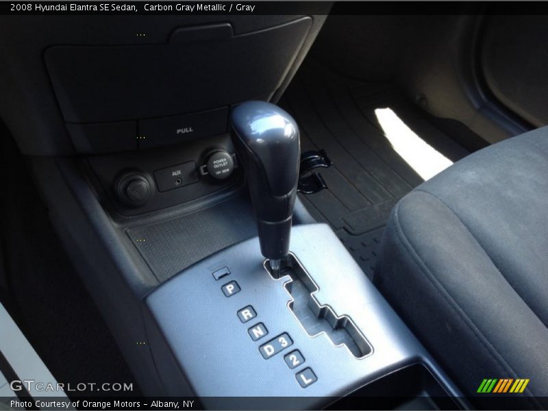 Carbon Gray Metallic / Gray 2008 Hyundai Elantra SE Sedan
