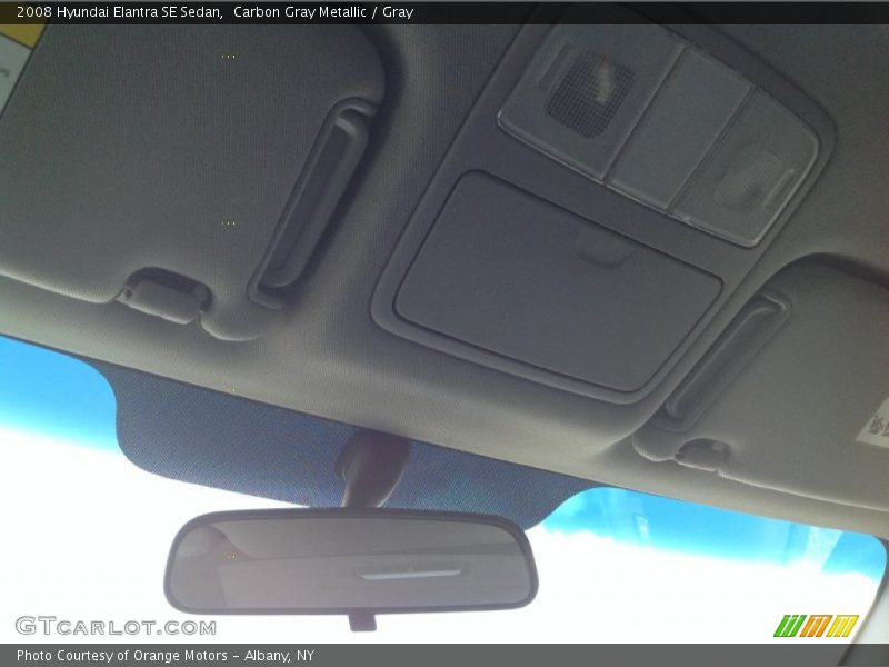 Carbon Gray Metallic / Gray 2008 Hyundai Elantra SE Sedan