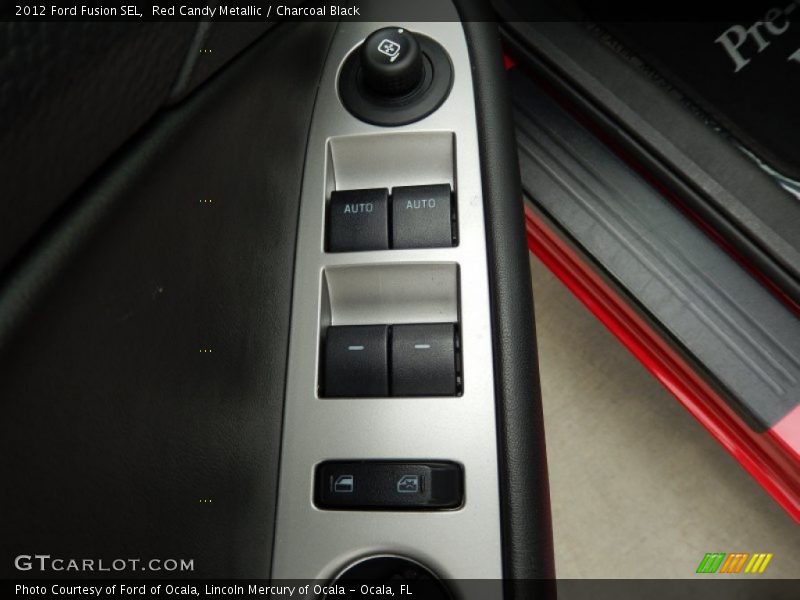 Red Candy Metallic / Charcoal Black 2012 Ford Fusion SEL